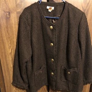 Acrylic/Polyester/Wool Blazer